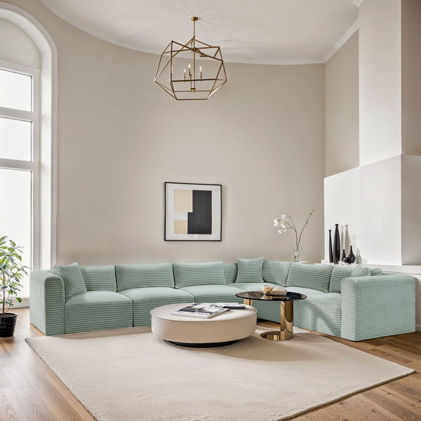 Shaggy - 6 Piece Modular Corner Sectional