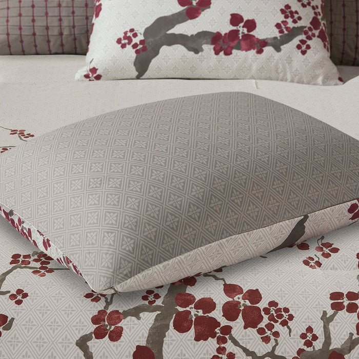 Cherry Blossom - Queen Comforter Mini Set - Multi - Simple Home Plus
