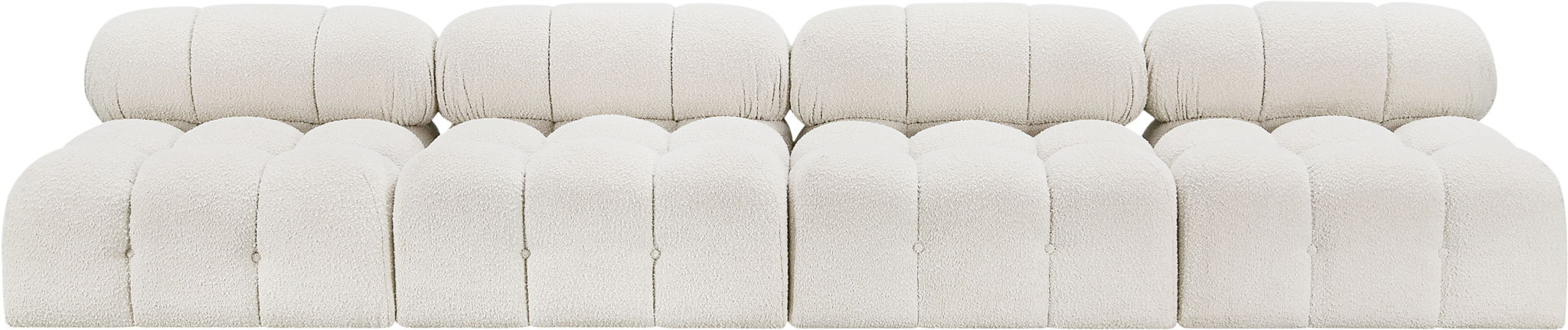 Ames - 4 Seat Modular Armless Sofa - Simple Home Plus