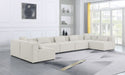 Cube - Linen 7 Piece Modular U-Shaped Sectional - Simple Home Plus