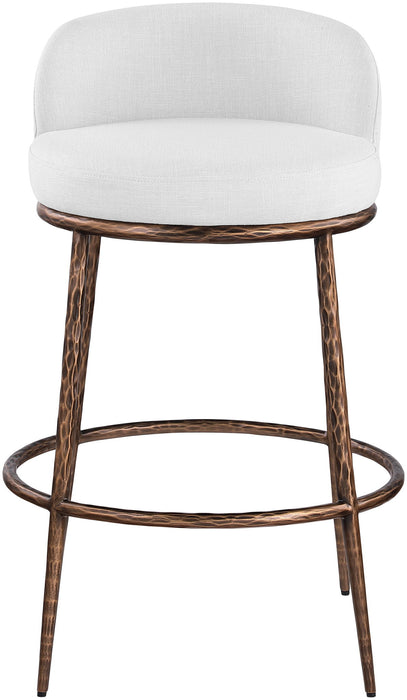 Ferro - Performance Fabric Upholstered Bar Stool - Antique Bronze - Simple Home Plus