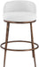 Ferro - Performance Fabric Upholstered Bar Stool - Antique Bronze - Simple Home Plus