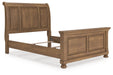 Feddinger - Sleigh Bed - Simple Home Plus