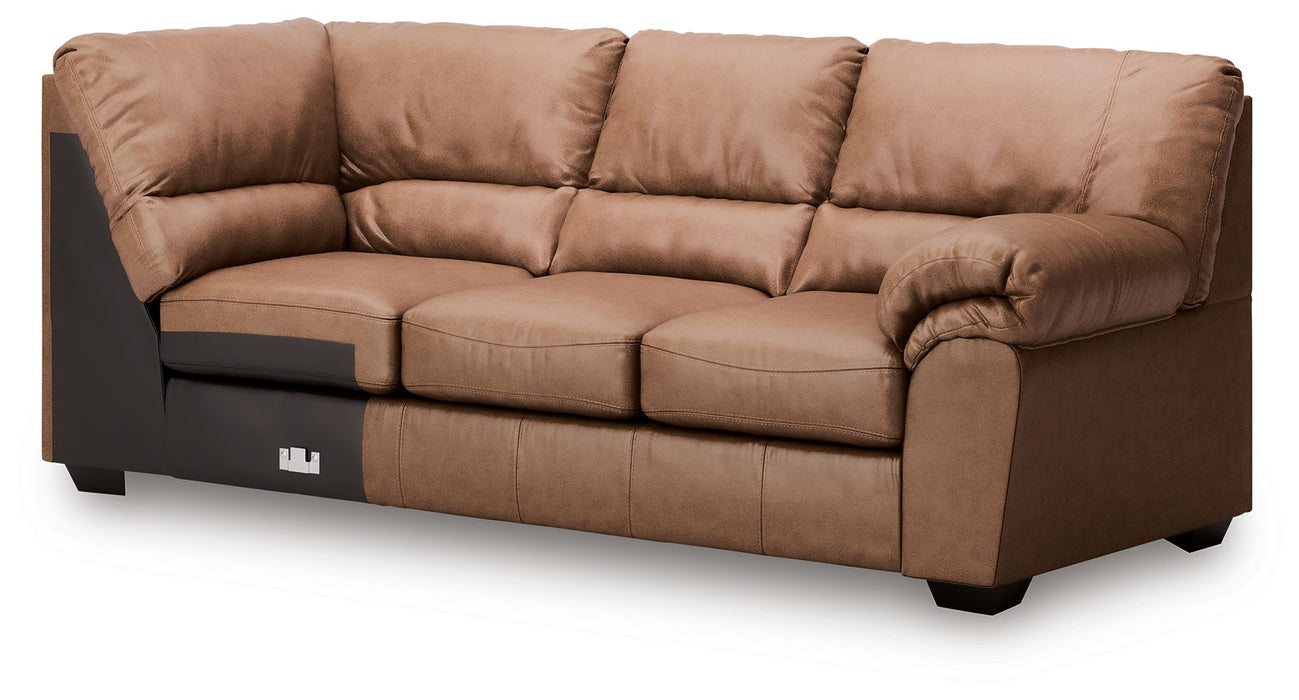 WillowBend - RAF Sofa With Corner Wedge - Caramel - Simple Home Plus