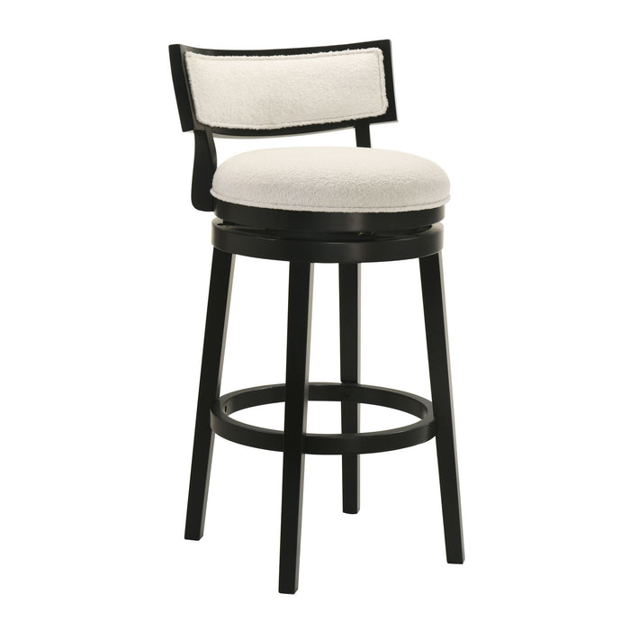 Noely - Modern Farmhouse Swivel Wood Bar Height Kitchen Bar Stool - Simple Home Plus