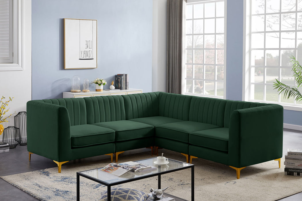 Alina - 5 Piece Modular Corner Sectional - Simple Home Plus