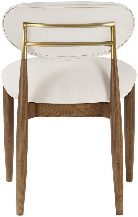 Riccio - Side Chair (Set of 2) - Walnut Frame - Simple Home Plus