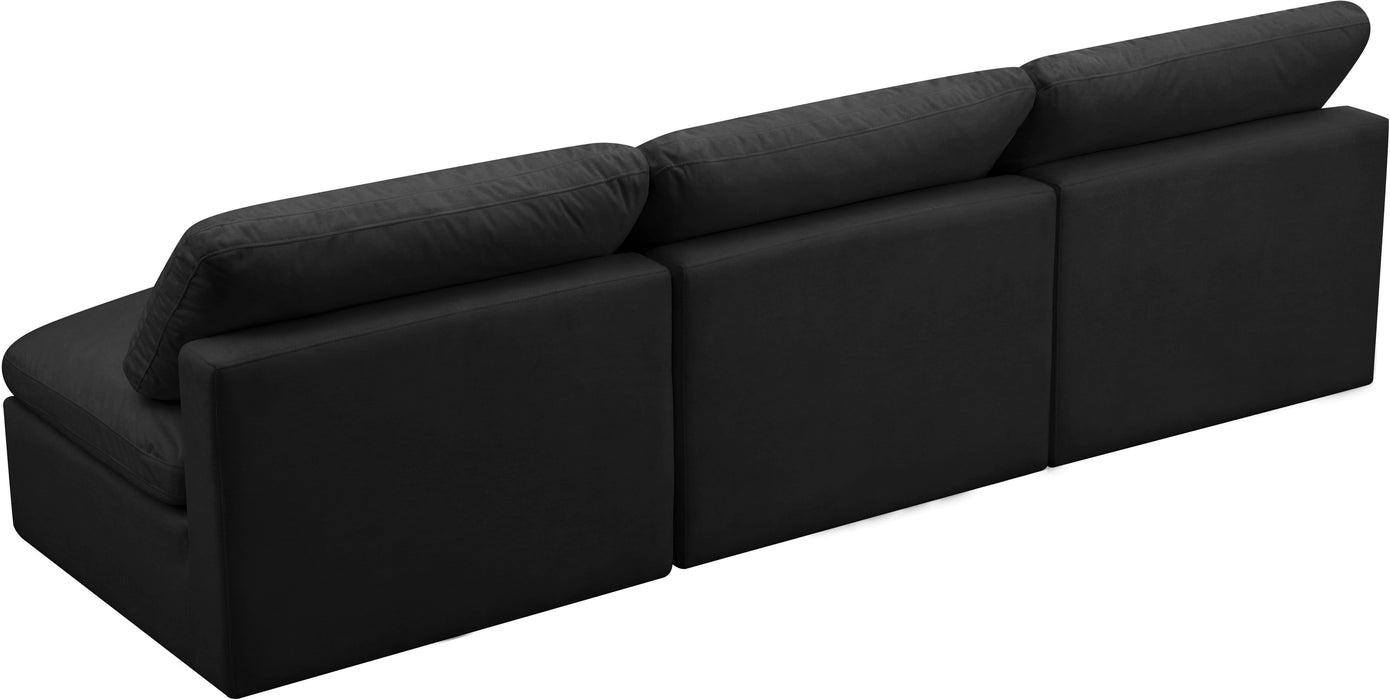 Plush - Modular Armless 3 Seat Sofa - Simple Home Plus
