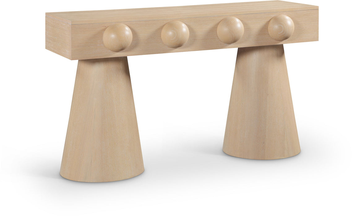 Bracciano - Oak Veneer Console Table - Simple Home Plus
