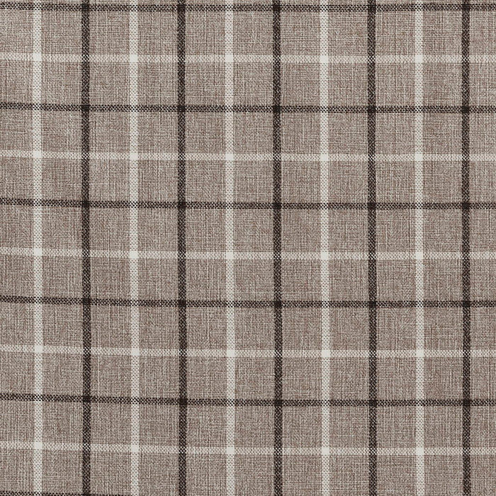 Anaheim - 50x108" Plaid Rod Pocket And Back Tab Curtain Panel With Fleece Lining - Brown - Simple Home Plus
