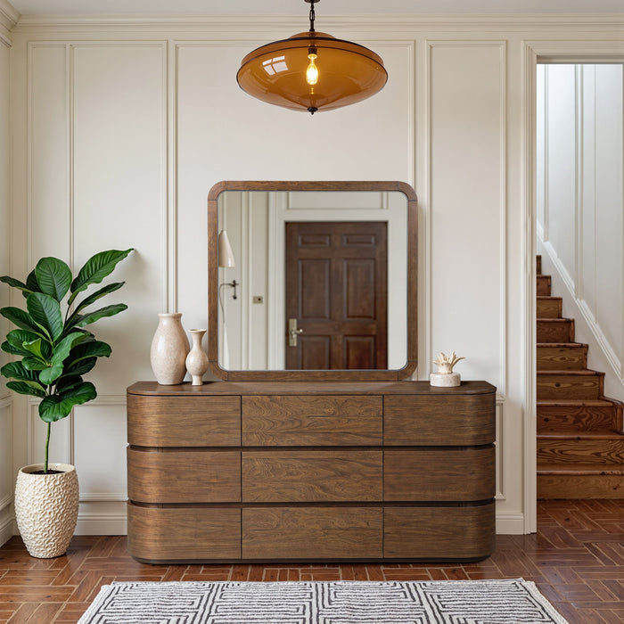 Annalise - Solid Wood Mirror - Simple Home Plus