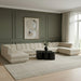 Modari - Sectional - Beige - Simple Home Plus