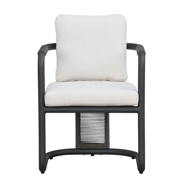 Dorado - 7-Piece Modern Outdoor Dining Set - Off-White / Gray - Simple Home Plus