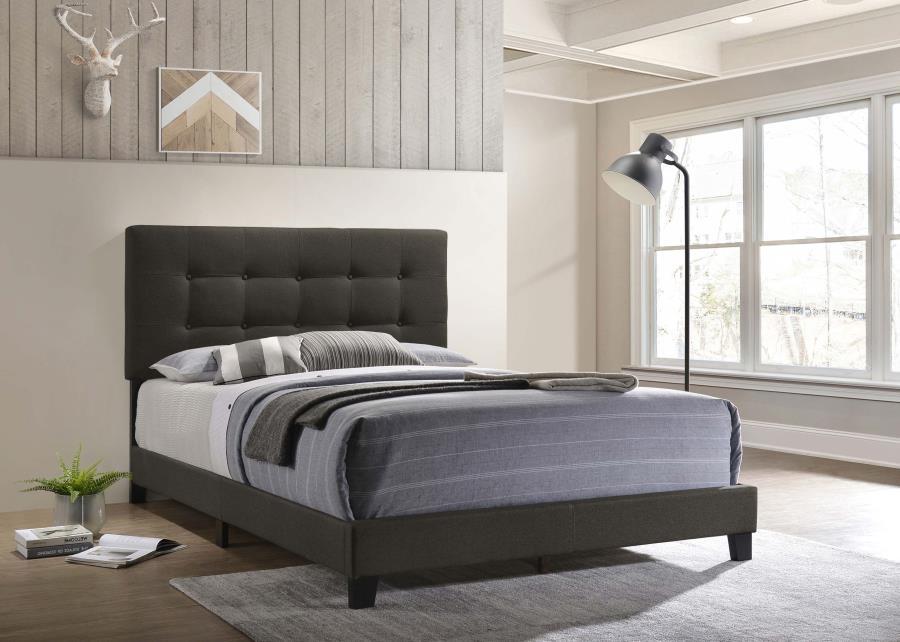 Mapes - Upholstered Panel Bed - Simple Home Plus