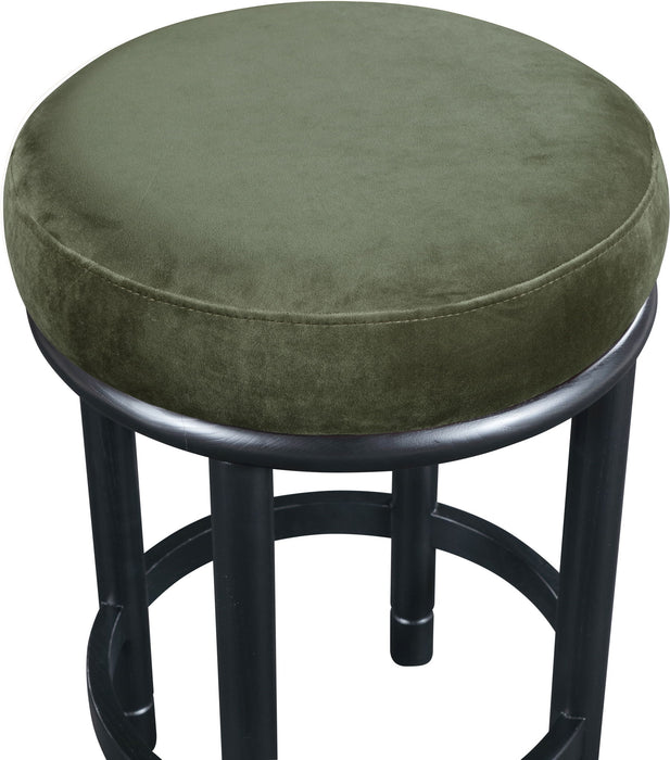 Monette - Counter Stool With Black Base - Simple Home Plus