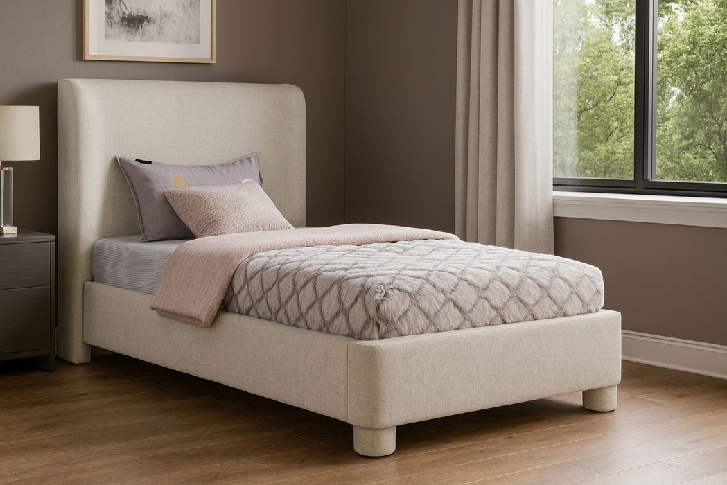 Penny - Chenille Fabric Bed - Simple Home Plus