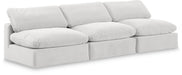 Comfy - Velvet Modular Armless Sofa 3 Seats - Simple Home Plus
