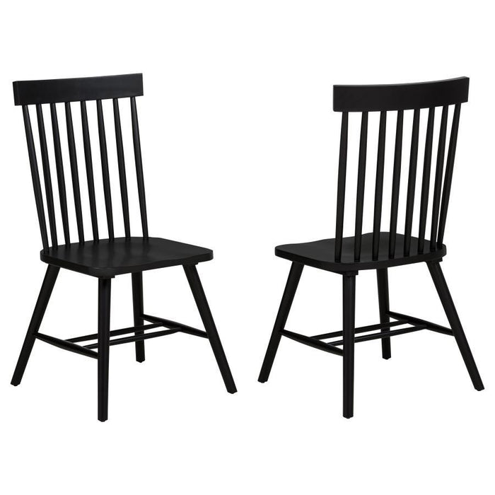Andrews - Windsor Spindle Back Dining Side Chair (Set of 2) - Simple Home Plus