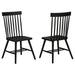 Andrews - Windsor Spindle Back Dining Side Chair (Set of 2) - Simple Home Plus