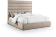 Adam - Linen Fabric Bed With 70.5" Headboard - Simple Home Plus