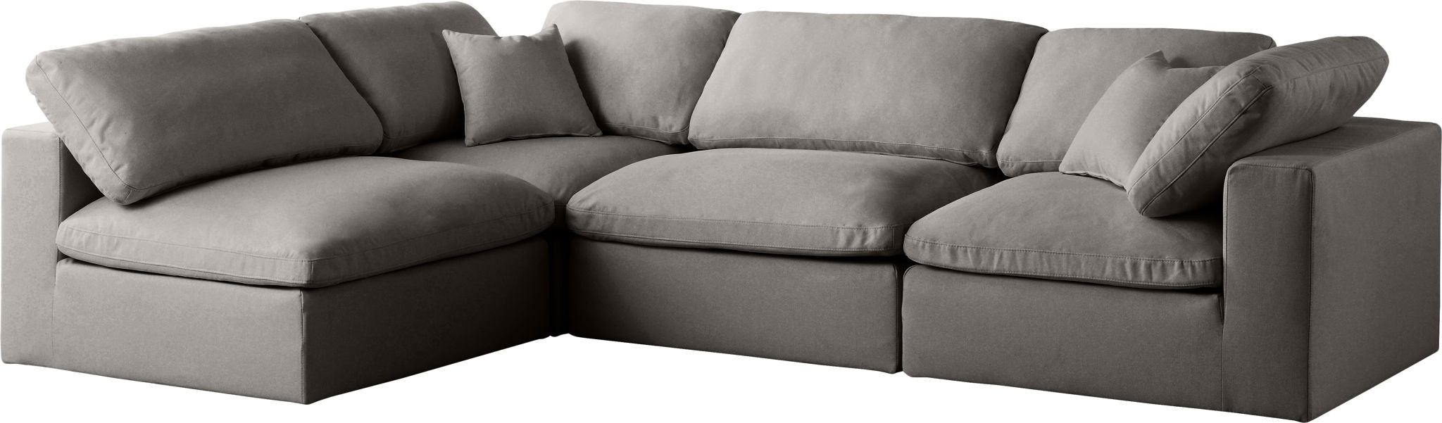 Plush - 4 Piece Modular Sectional - Simple Home Plus