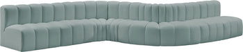 Arc - Faux Leather 8 Piece Curved Modular Sofa - Simple Home Plus