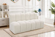 Arc - Boucle Fabric 2 Seats Modular Sofa - Simple Home Plus