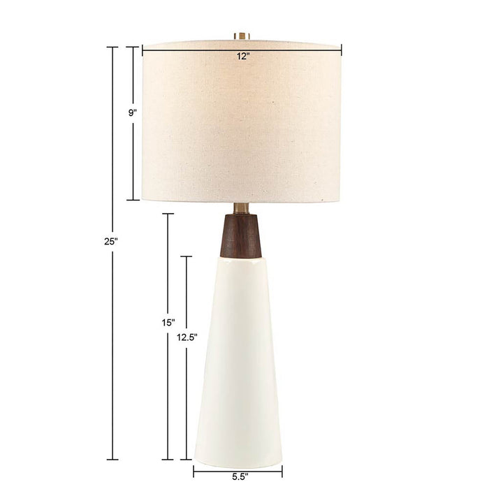 Tristan - Table Lamp - White - Simple Home Plus