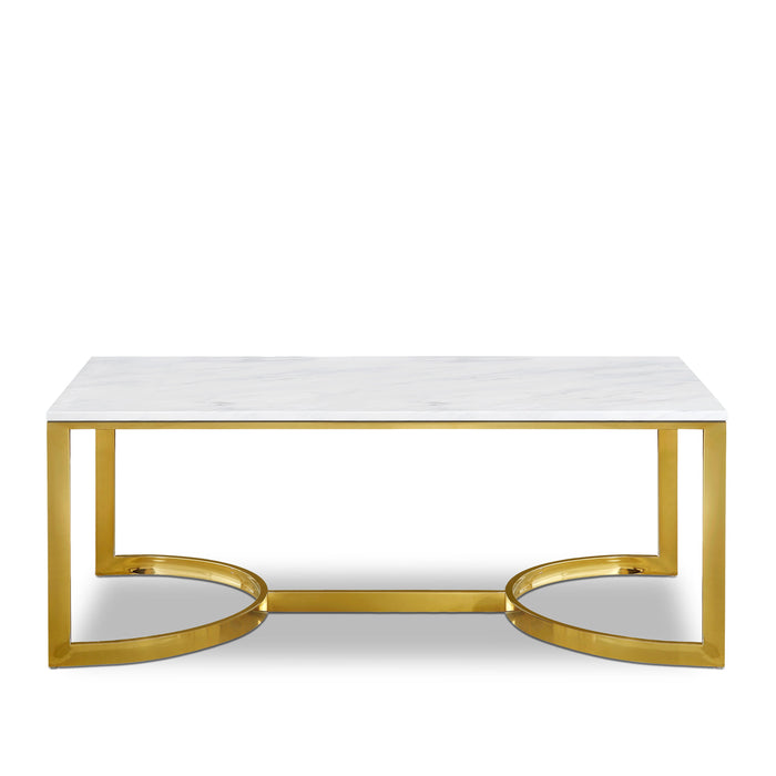 London - Coffee Table - Gold - Simple Home Plus