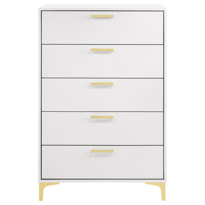 Kendall - 5-Drawer Bedroom Chest - Simple Home Plus
