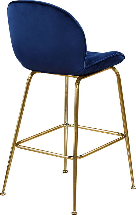 Paris - Stool with Gold Legs (Set of 2) - Simple Home Plus