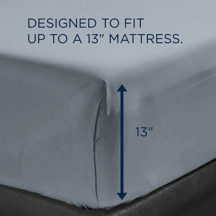 Linens - Tempur-Pedic ProPerformance Sheet Set - Sleepy Blue - Simple Home Plus