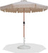 Amalfi - Patio Umbrella - White Base / Light Brown Pole - Simple Home Plus