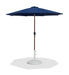 Fiji - Aluminum Patio Umbrella With Round White And Teak Base - Simple Home Plus