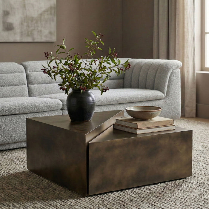 Zani - Iron Coffee Table - Simple Home Plus