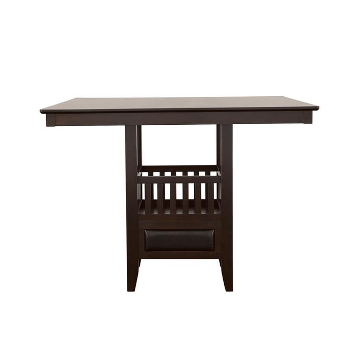 Jaden - Square Counter Height Dining Table - Espresso - Simple Home Plus
