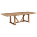Middleton - 106" Extension Leaf Dining Table - Natural Brown - Simple Home Plus