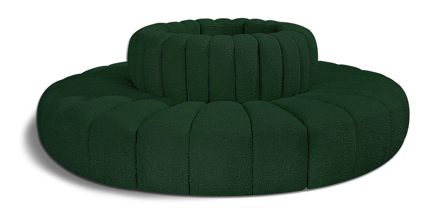 Arc - Boucle Fabric 8 Piece Round Modular Sofa - Simple Home Plus