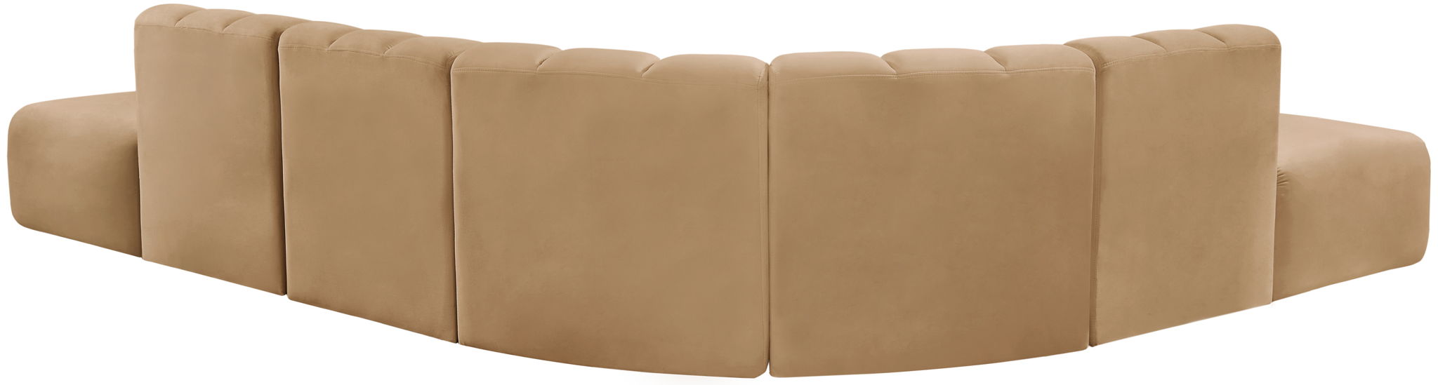 Arc - Velvet 7 Piece Corner Modular Sofa - Simple Home Plus