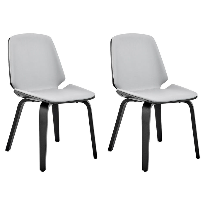 Brinley - Dining Room Accent Chair With Black Frame - Simple Home Plus