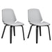 Brinley - Dining Room Accent Chair With Black Frame - Simple Home Plus