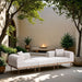 Laguna - 3 Piece 106.5" Outdoor Patio Modular Sofa With Backless Seat - Simple Home Plus
