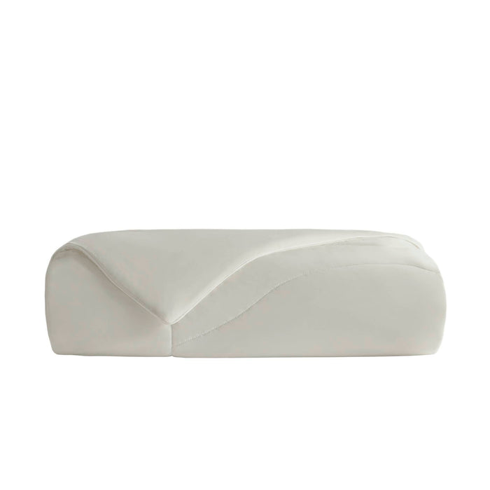 Full/Queen Reversible Tencel Comforter Blanket - White - Simple Home Plus