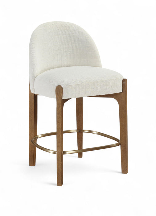 Torino - Counter Stool With Brushed Brown Base - Simple Home Plus