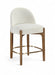 Torino - Counter Stool With Brushed Brown Base - Simple Home Plus