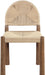 Bohemia - Woven Seagrass Cord And Solid Wood Dining Chair (Set of 2) - Beige - Simple Home Plus