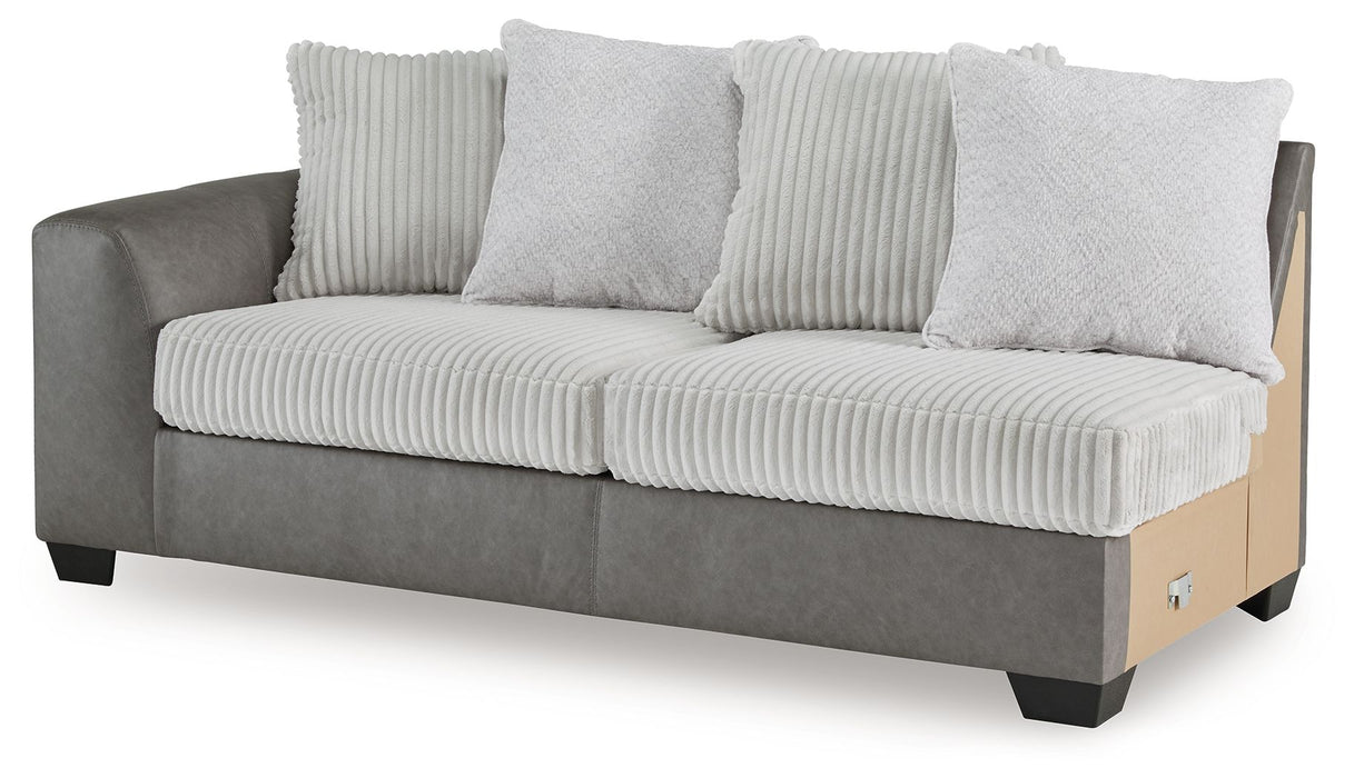 Clairette Court - Laf Sofa - Alloy - Simple Home Plus