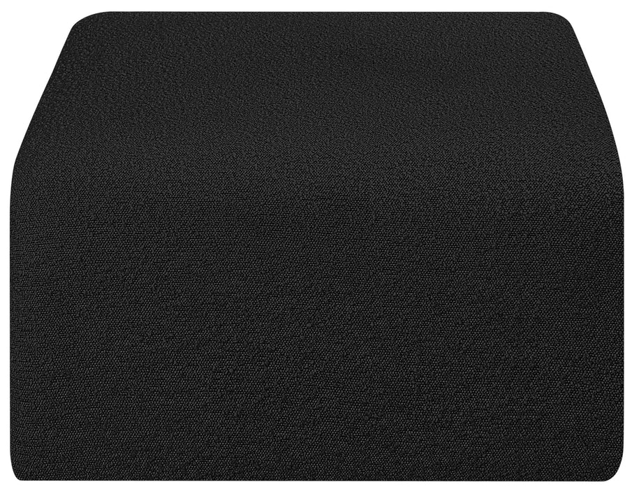 Arc - Boucle Fabric Ottoman - Simple Home Plus