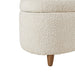 Bailey - Boucle Flip Top Storage Bench - Cream - Simple Home Plus