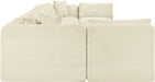 Shaggy - 8 Piece Modular U-Shaped Armless Sectional - Simple Home Plus